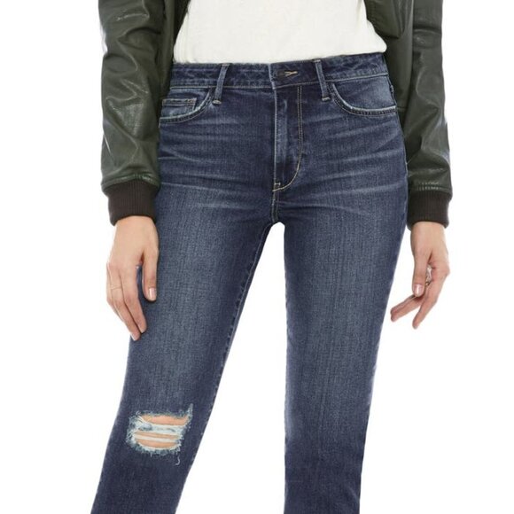 SAM EDELMAN The Mary Jane Ripped Ankle Jeans 2 - Picture 4 of 14